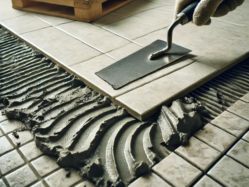 Tile adhesive durability demonstration with RDP