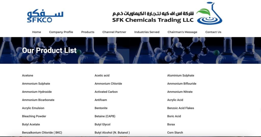 SFK Chemicals Trading LLC