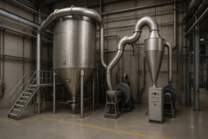 spray drying tower for redispersible powder