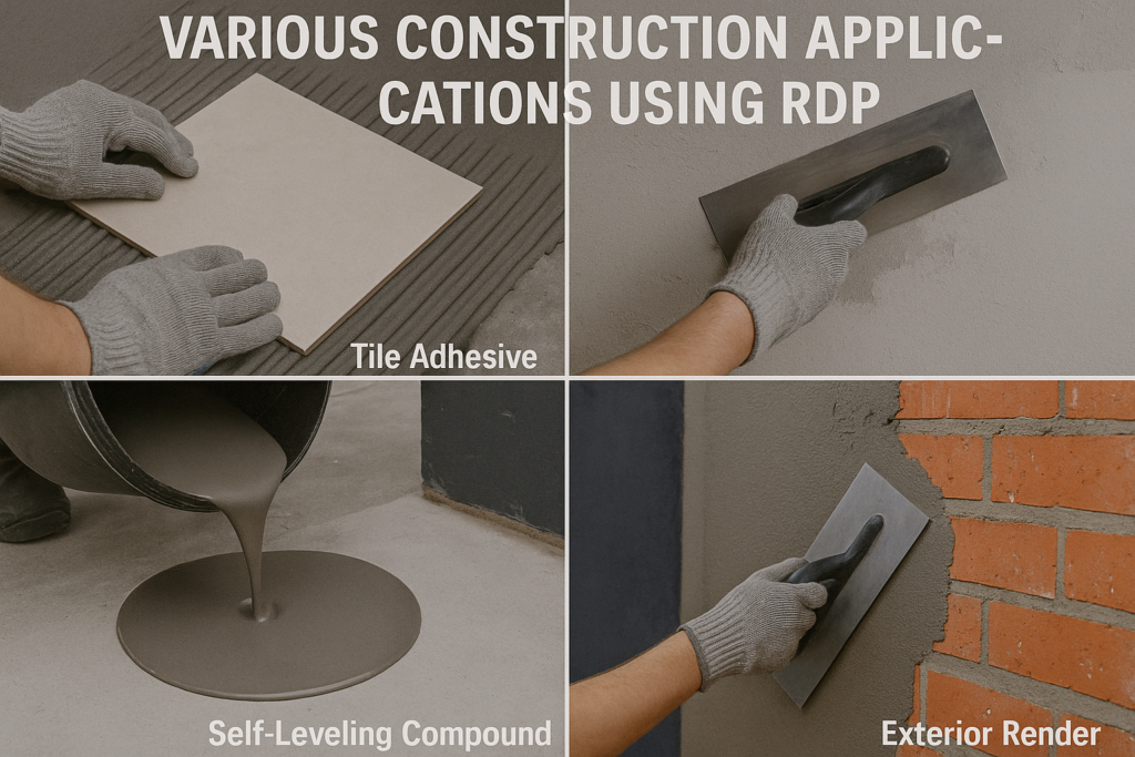 RDP powder applications in construction