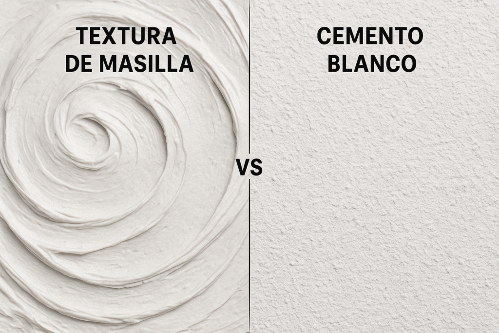diferencias en textura y aplicación