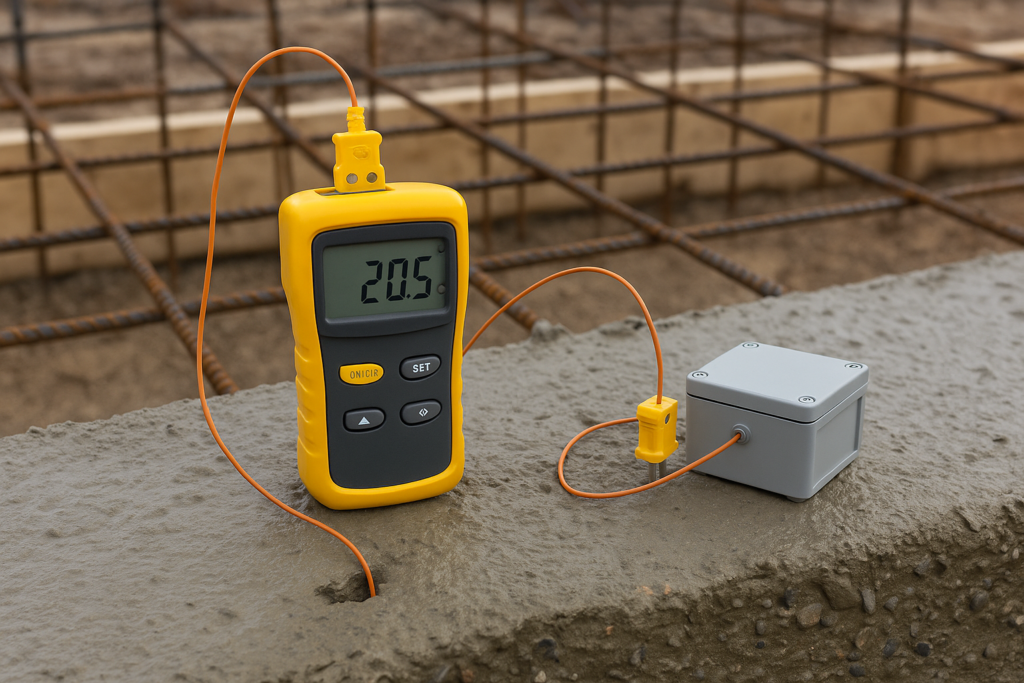 temperature monitoring setup