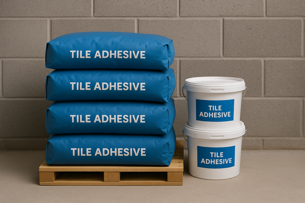 proper tile adhesive storage
