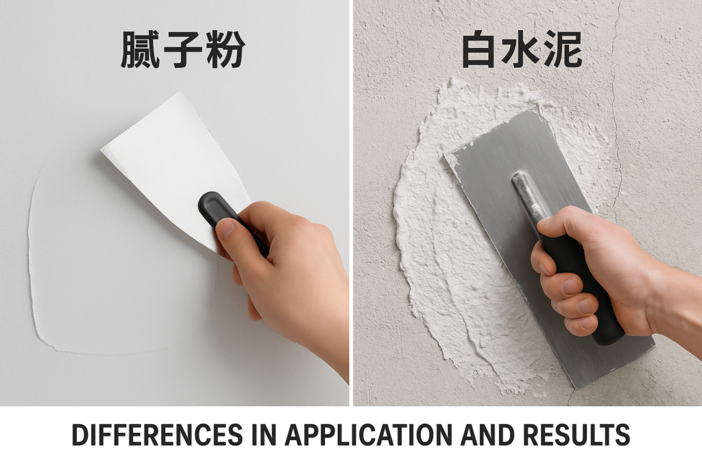 Differences in application and results