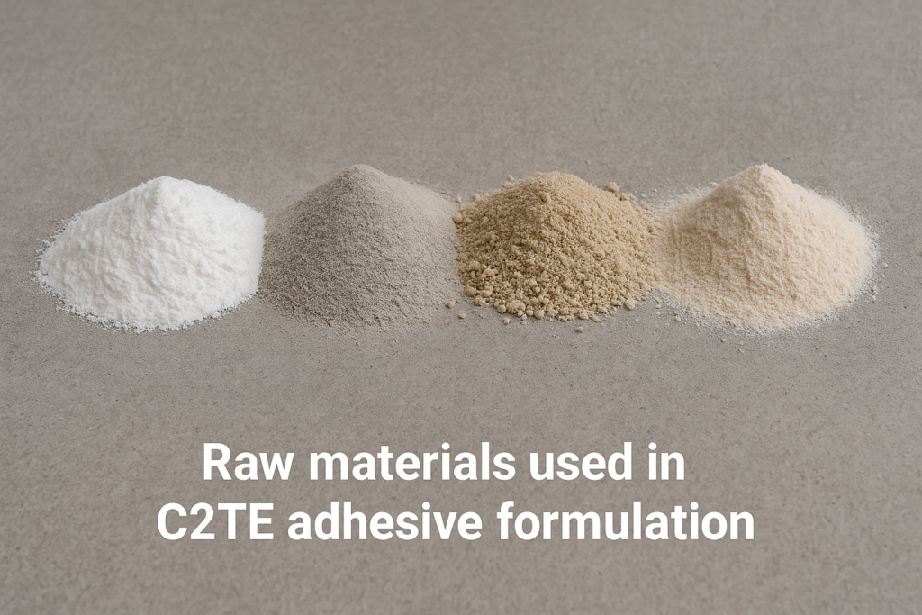 C2TE Tile Adhesive Components