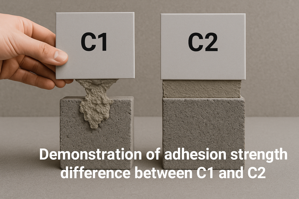 C1 vs C2 Adhesive Comparison