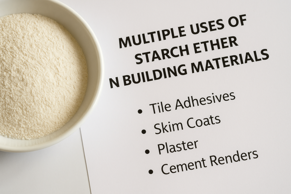 starch ether applications in construction
