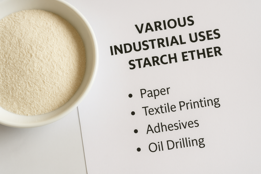 starch ether industrial applications