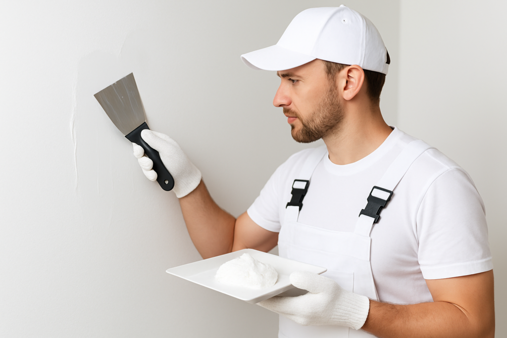 Wall putty application technique