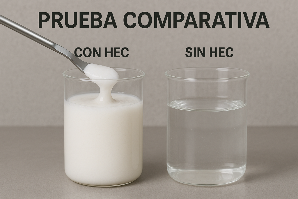 Beneficios del HEC en productos