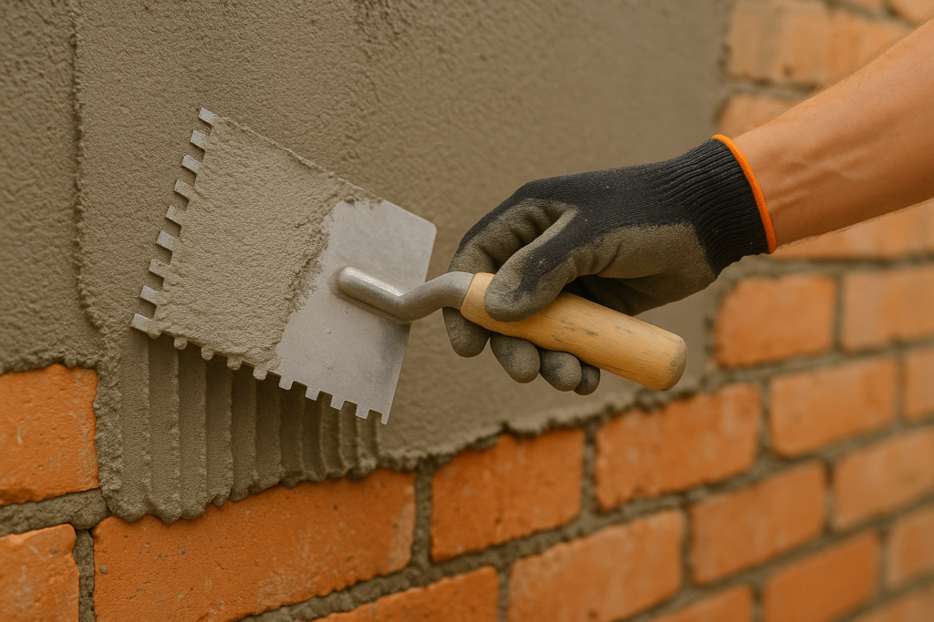 RDP application in dry mix mortar