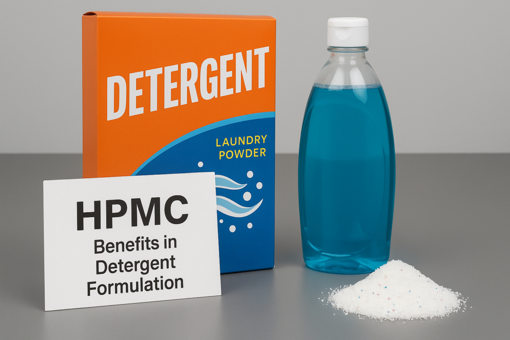 HPMC benefits demonstration in detergent