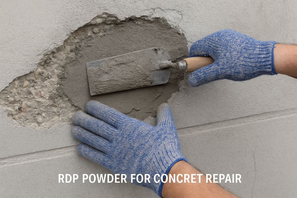 redispersible polymer powder for concrete crack filling