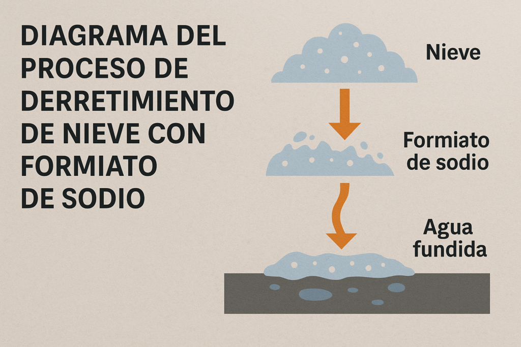 proceso de derretimiento de nieve