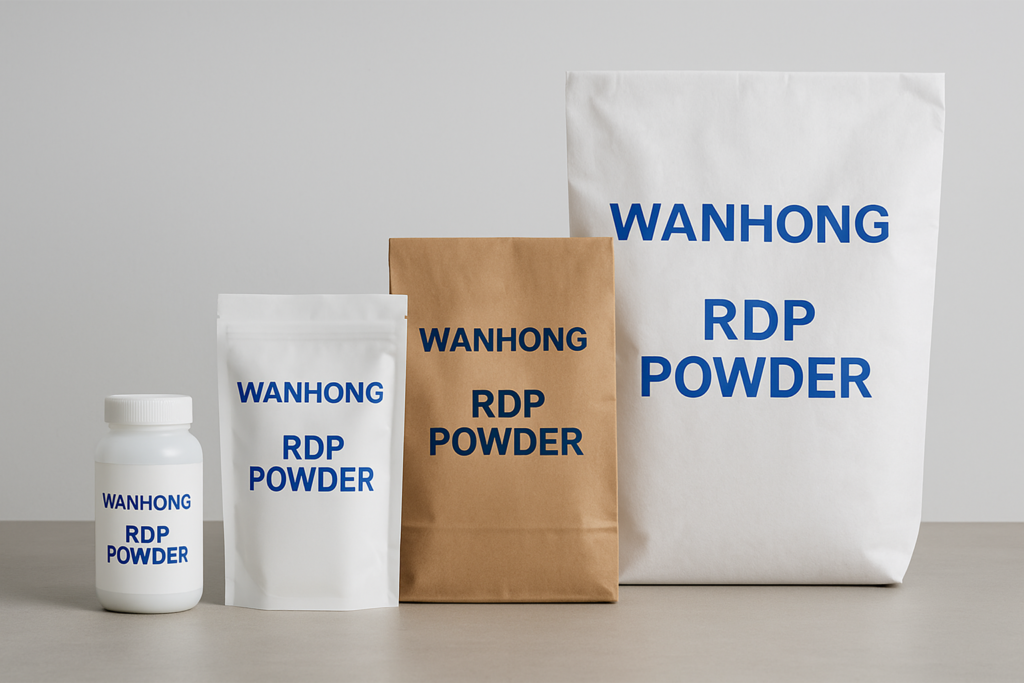 Various packaging options for RDP powder