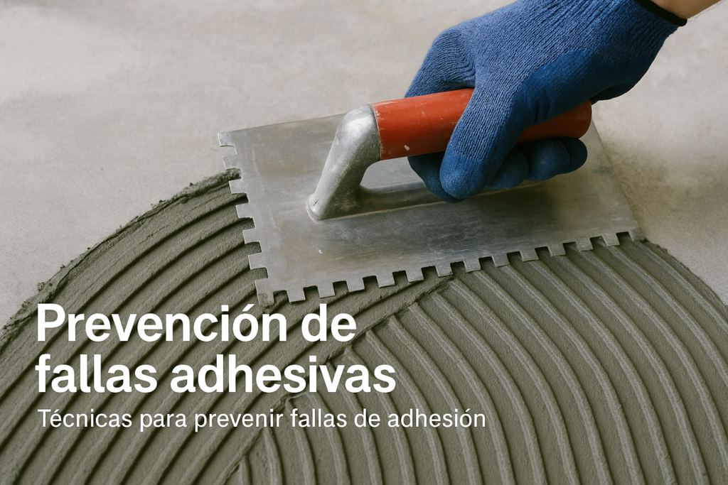 Técnicas para prevenir fallas de adhesión prevención de fallas adhesivas