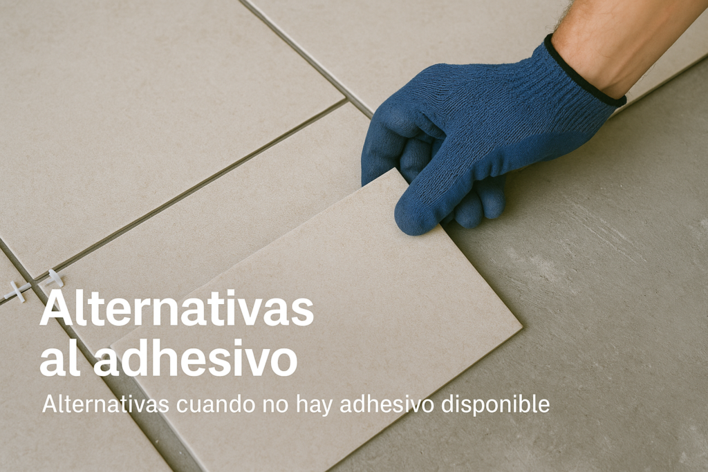 Alternativas cuando no hay adhesivo disponible alternativas al adhesivo