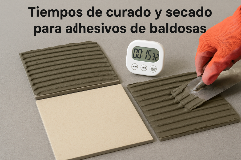 Tiempos de curado y secado para adhesivos de baldosas tiempos de curado adhesivo