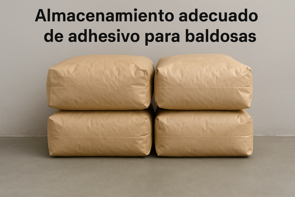 Almacenamiento adecuado de adhesivo para baldosas almacenamiento adecuado