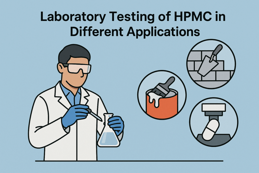 Laboratory testing of HPMC in different applications