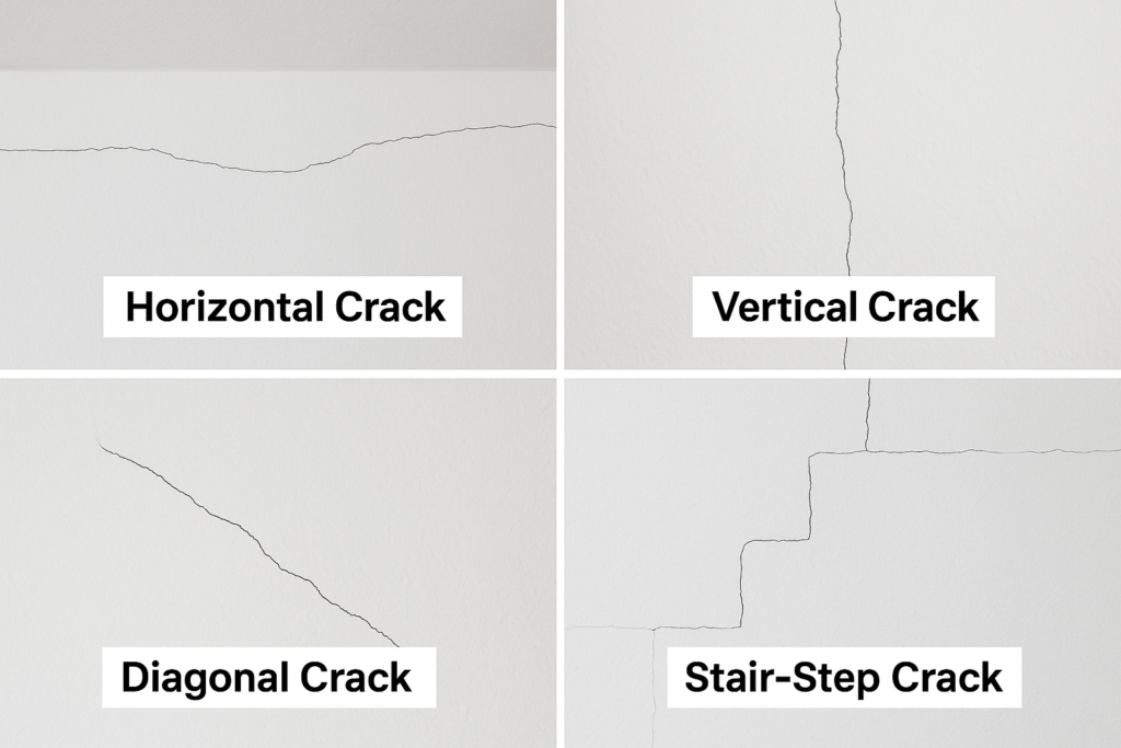 types of wall cracks