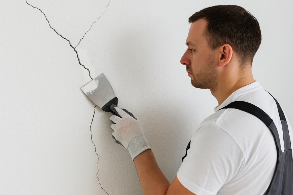 fixing wall cracks