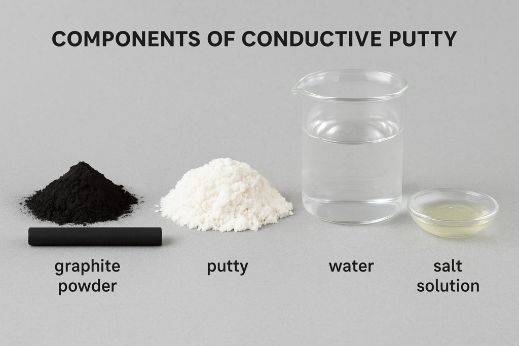 alt with conductive putty components display
