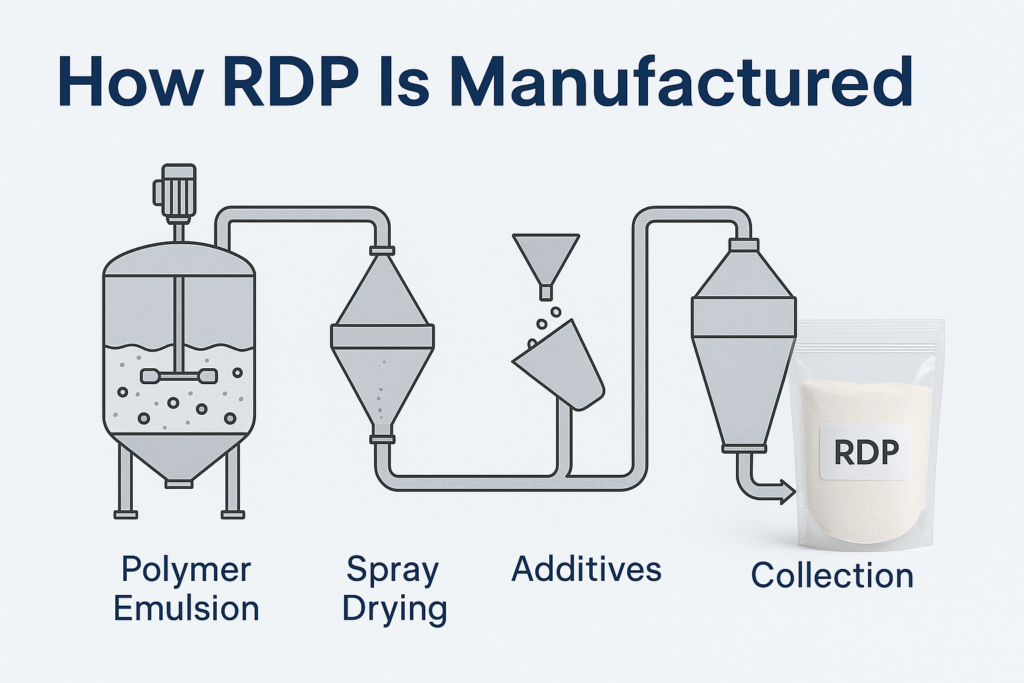 redispersible polymer powder manufacturing process