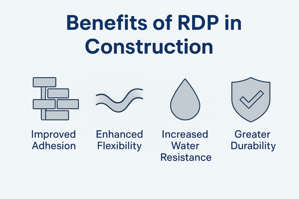 rdp powder benefits in construction application