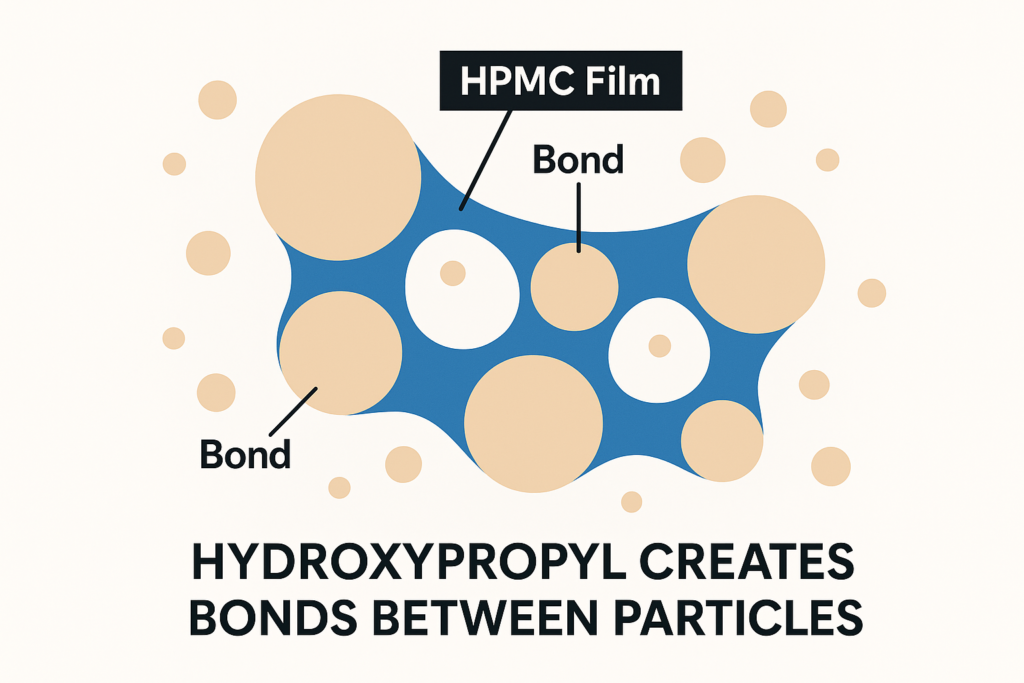 HPMC binding mechanism