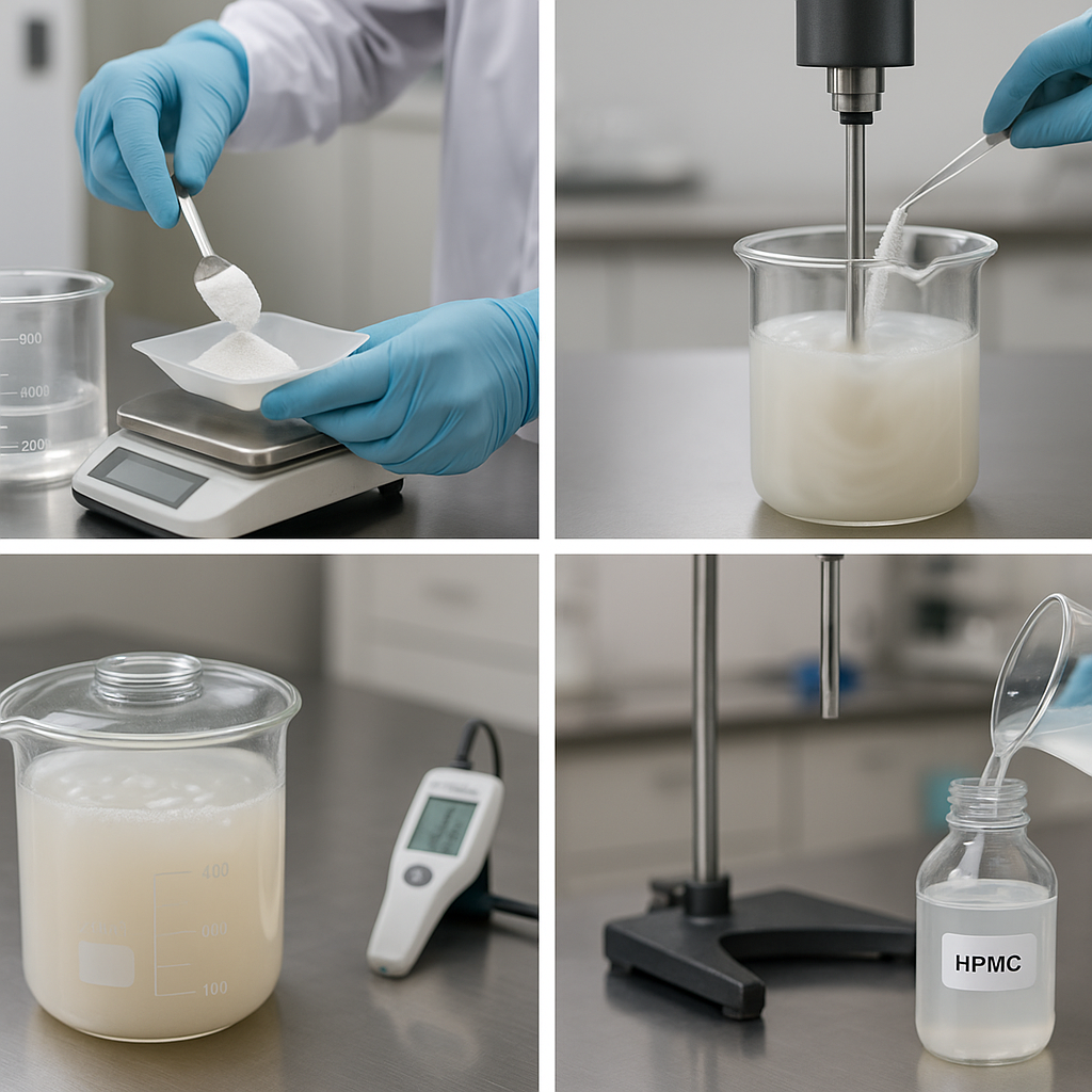 HPMC solution preparation