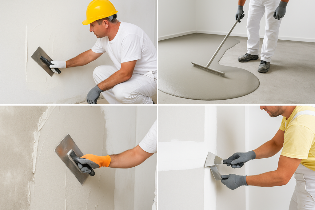 gypsum additives application demonstration