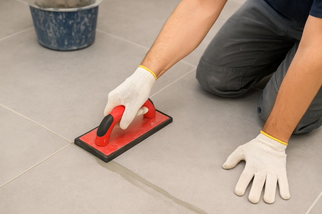 Proper grouting technique