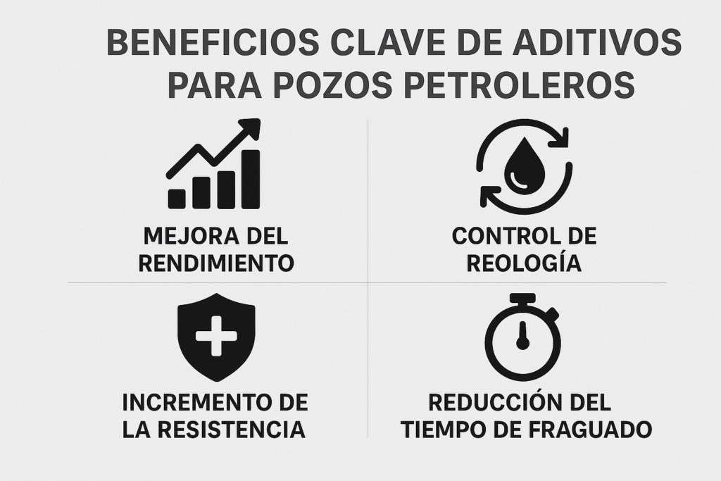 beneficios de aditivos de cementación
