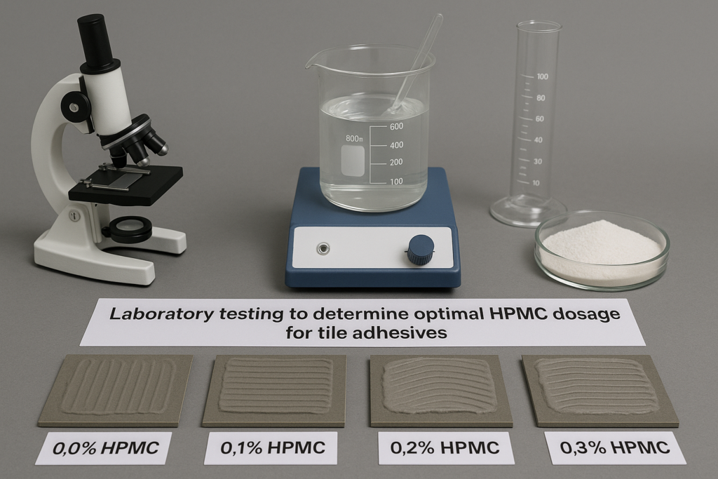 HPMC dosage testing in laboratory