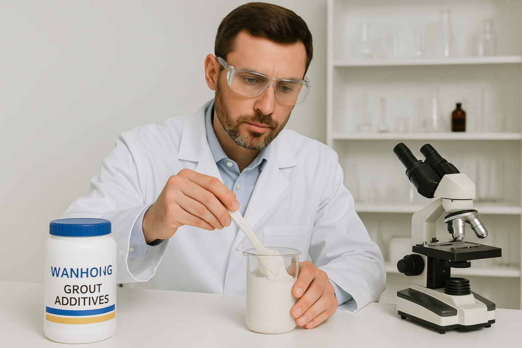 Custom formulation process at WANHONG laboratory