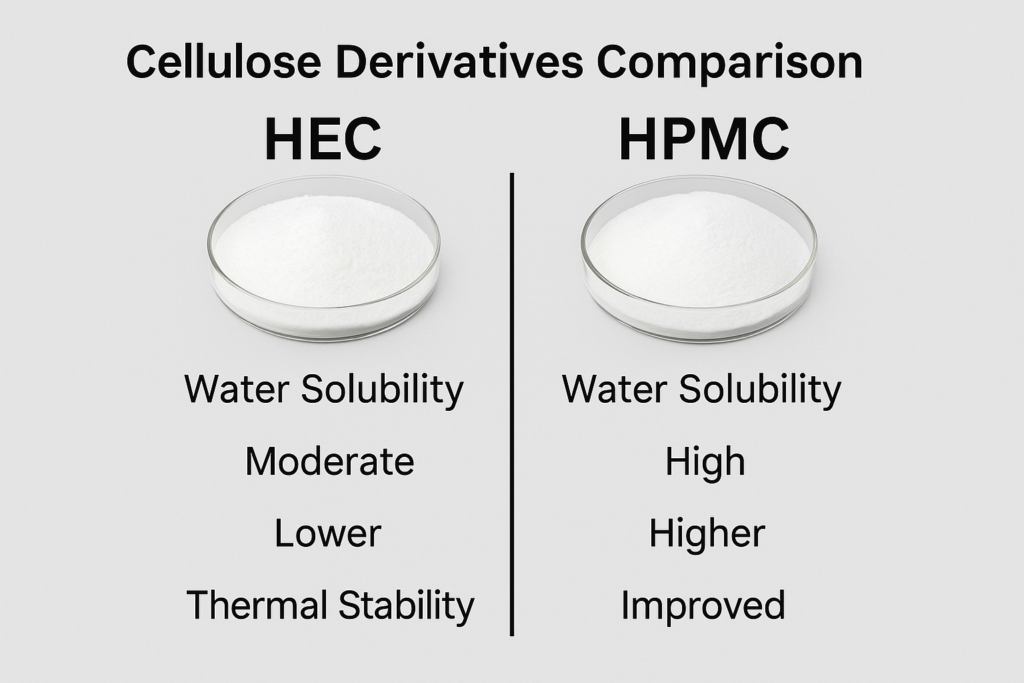 cellulose derivatives comparison