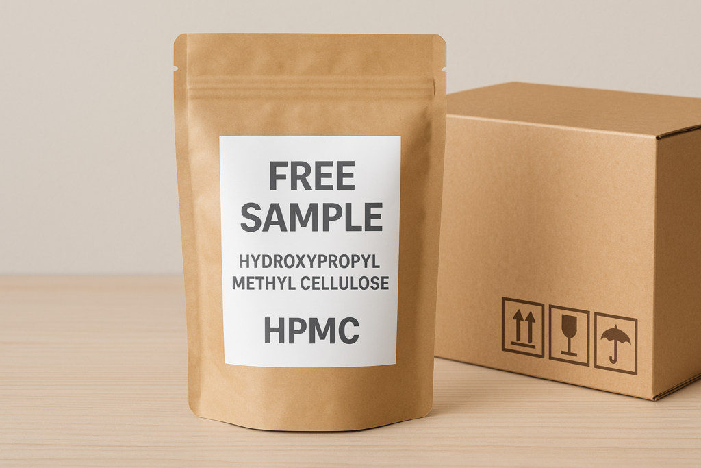 Free HPMC sample package ready for shipping HPMC sample package