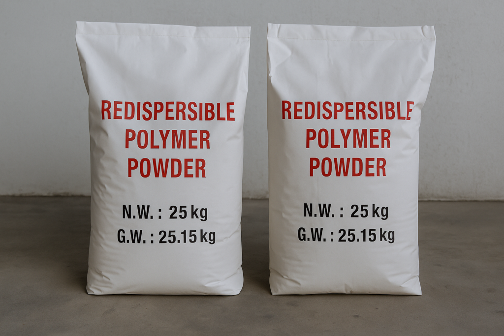Redispersible polymer powder bags