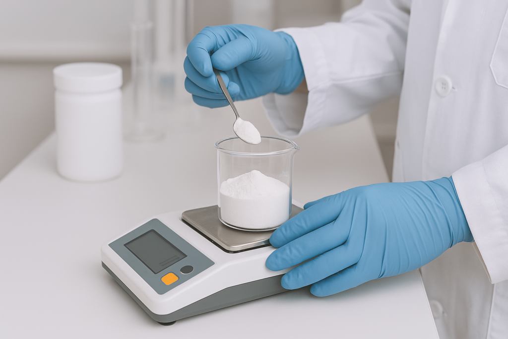 Product testing in laboratory