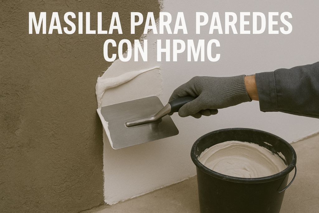 masilla para paredes con HPMC