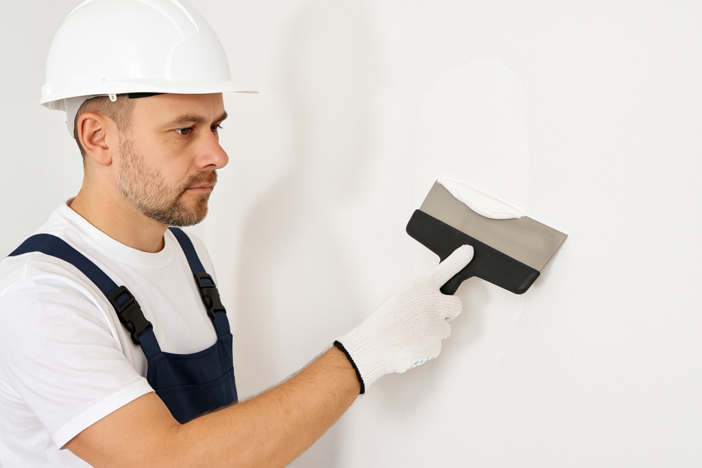 aplicación profesional de masilla