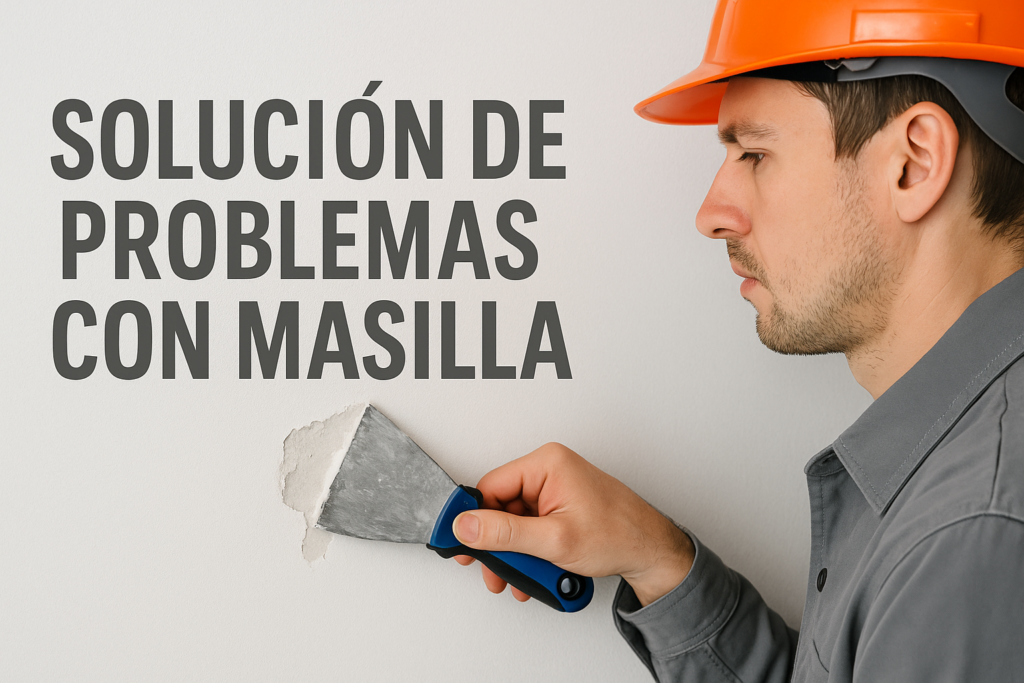 solución de problemas con masilla