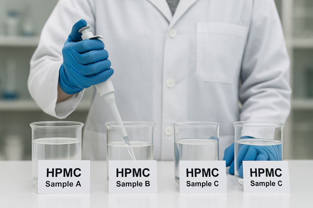 HPMC sample testing