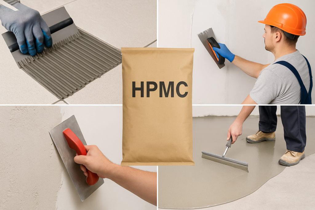 Multiple HPMC applications in construction