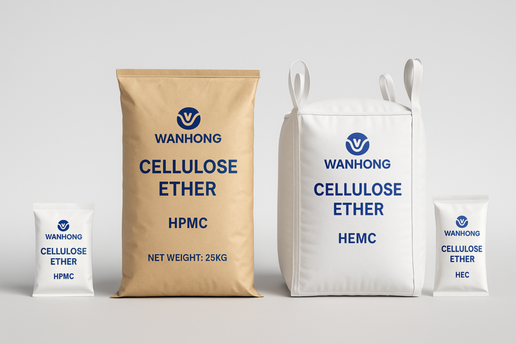 empaques de productos de éter de celulosa