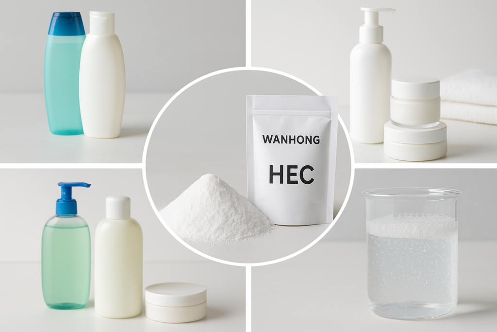 Wanhong HEC in diverse daily chemical applications HEC in various applications