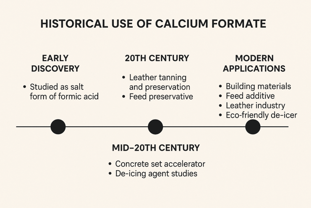 calcium formate history