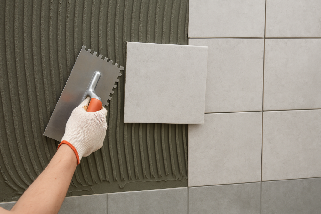 interior cement adhesive uses