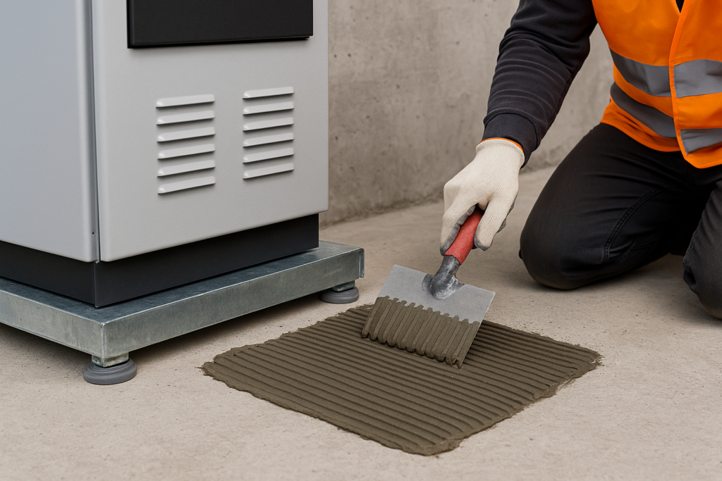 industrial cement adhesive application